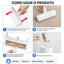 Rolo Removedor de Pelos Reutilizável para Sofás, Roupas e Estofados